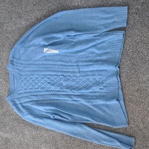 Croft & Barrow blue classic sweater
